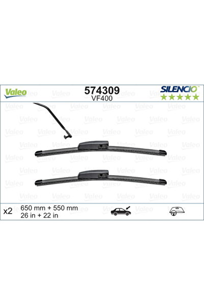 VALEO Lamelă ștergătoare 574309