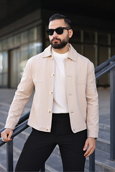 BASEL.CO Seasonal Jacket with Stitching Detail and Buttons