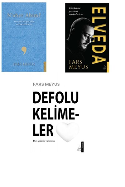 Destek Yayınları Naber Abim?/Elveda/De-folu Kelimeler Fars Meyus 3 Kitap Set