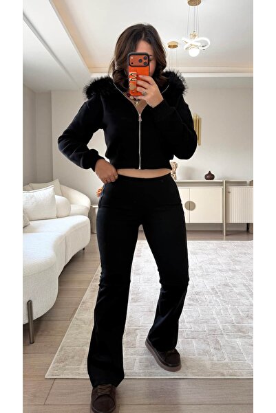 MEHTAP TURHAN Céline Süet Tayt Pantolon