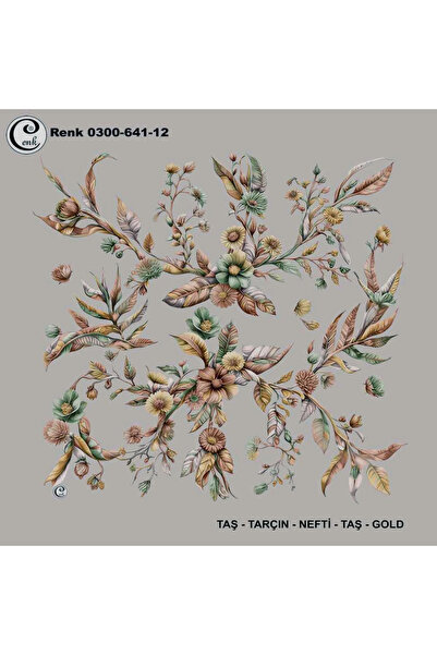 Cenk Desenli Oyalık Yazma - 0300-641