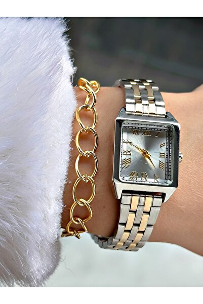 Tisaati Premium Series Special Square Design Model Roman Numeral Metal Cord W...