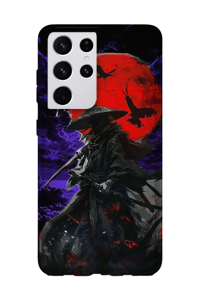 lelia حافظة هاتف شفافة متوافقة مع جالاكسي S21 الترا مطبوع |   مجموعة كاتانا ل...