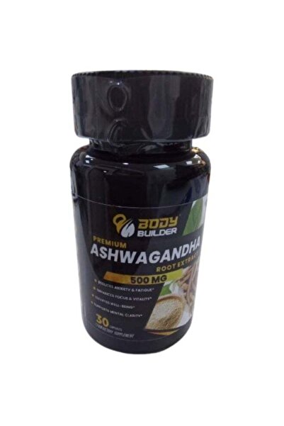 Body Builder مستخلص جذر الأشواغاندا ٥٠٠ مجم ٣٠ كبسولة