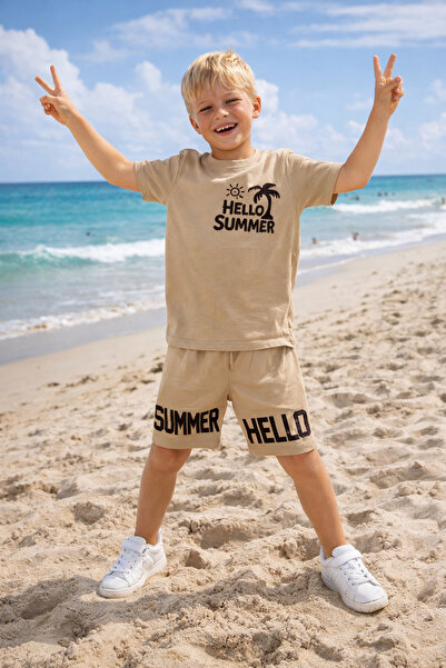 CiciTime Çocuk Modası Σετ καλοκαιρινό σορτς και μπλούζα για αγόρια