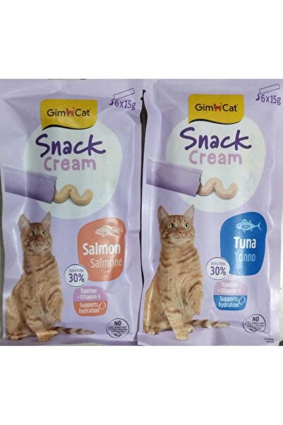 Gimcat KEDİ SIVI CREAM ÖDÜL TON BALIKLI VE SOMONLU
