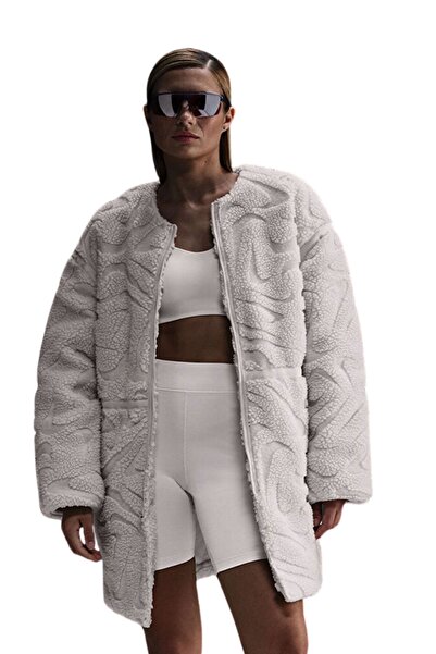 Nike Women's plush long coat w nsw essntl fur bmr jkt women's jacket women's ...