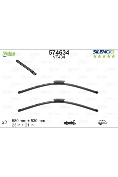 VALEO Μάκτρο υαλοκαθαριστήρα 574634