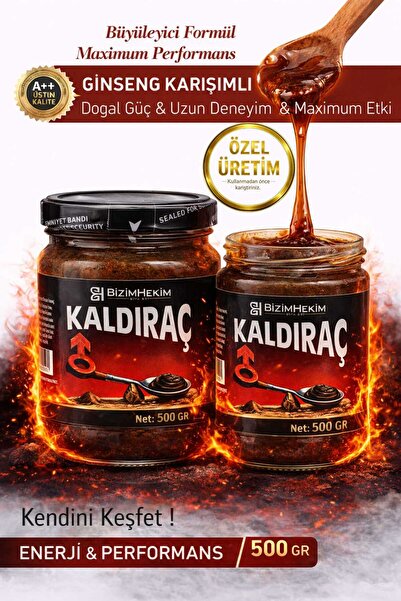 BİZİMHEKİM ŞİFA EVİ Ginseng Macun Kaldıraç Bitkisel Karışım Kuvvet Macun Kava...
