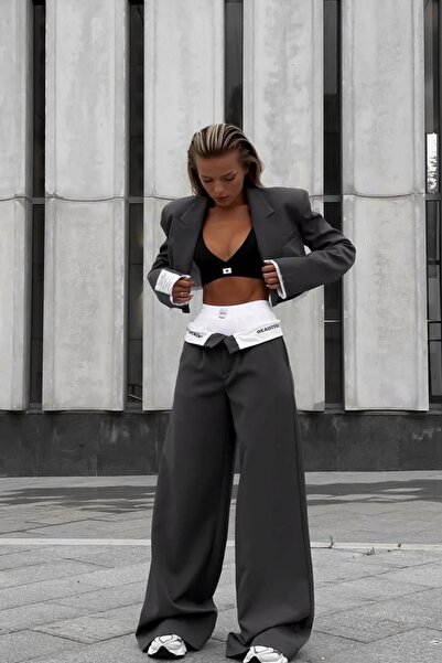 Fashiontayt 4-Piece Premium Set Pants, Jacket, Crop Top and Shorts