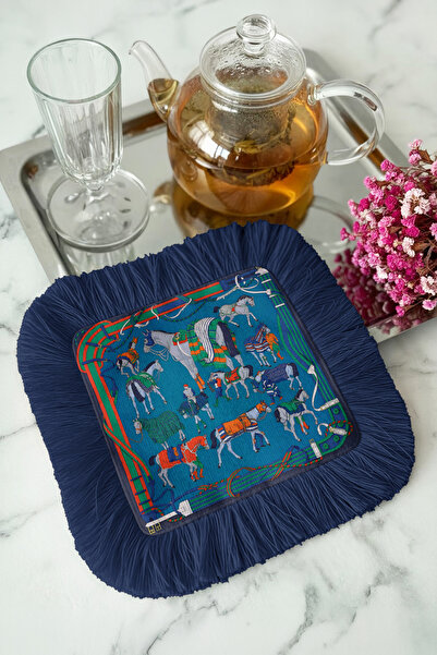 Evimde Bambaşka مناديل تقديم الطعام المزينة بالشراشيب من ساراي إيهتيشام - منا...