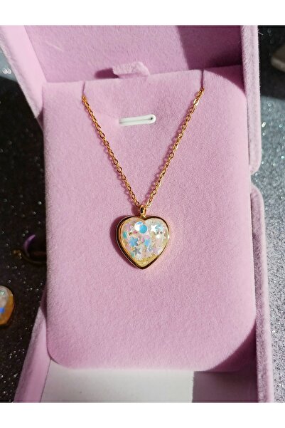 stainless steell Celtic Heart Detail Necklace
