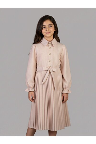 Cherrys Bebek Eteği Piliseli Elbise