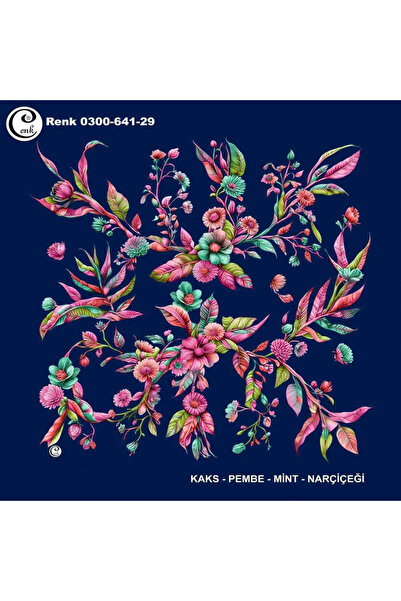 Cenk Desenli Oyalık Yazma - 0300-641