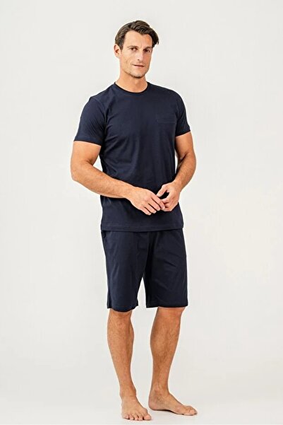 YUYİ Arnetta 100% Cotton Plus Size Men's Shorts Set 3697