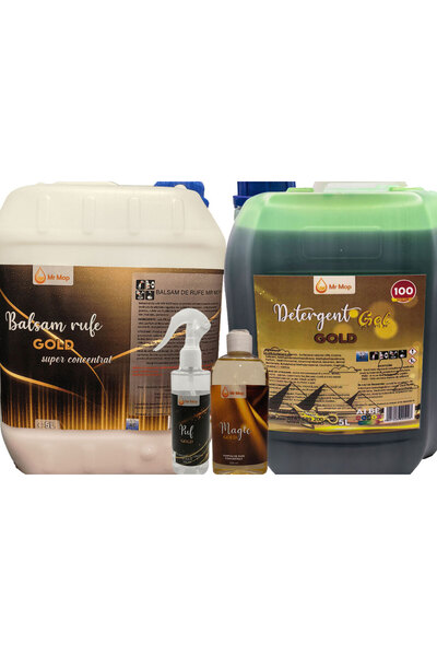 MrMop DISCOUNT Gold Package: Detergent + Conditioner + Perfume Essence + Mr M...
