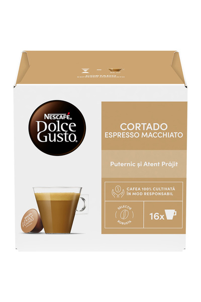 Nescafe NESCAFÉ Dolce Gusto Cortado Espresso Macchiato, capsule de cafea, 16 ...