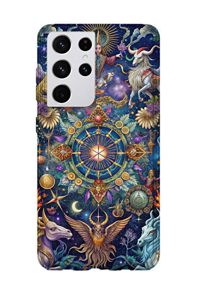 lelia حافظة هاتف شفافة متوافقة مع جالاكسي S21 الترا مطبوع |   مجموعة: زودياك ...