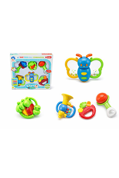 OEM Set 6 zornaitoare diferite forme si culori, pentru copii cu varsta 3luni++