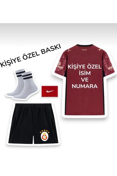 candy cup GA'L'A'T'A'S'ARA'Y' KİŞİYE ÖZEL YENİ SEZON 5 YILDIZLI BORDO 2025/20...