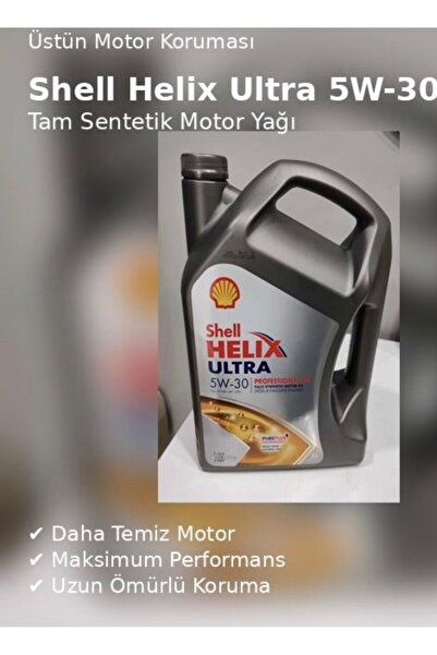 SHELL Helix Ultra Pro 5w-30 AG SERISI Dexos2-acea C3 Dpf Motor Yağı 5LT