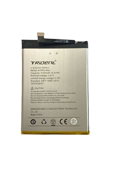 Yedcom Trident A75 PRO MAX Batarya Pil Yüksek Kalite Denenmiş Yeni Tarihli