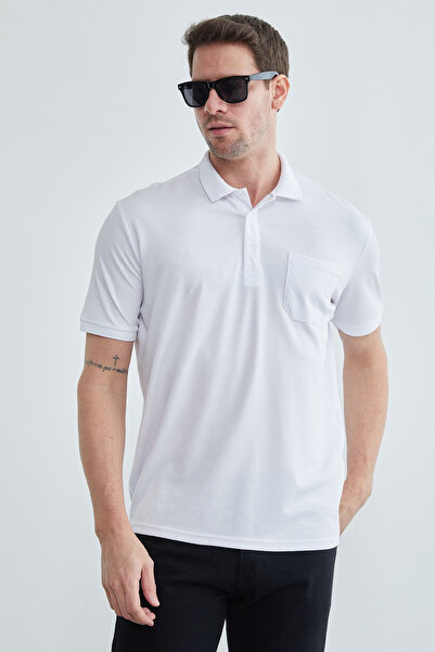 Fulla Moda تي شيرت بياقة بولو وجيب واحد