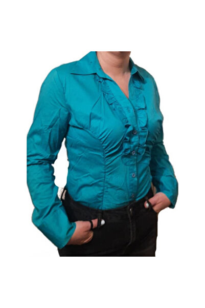 River Flower RF C095 shirt, blue color,