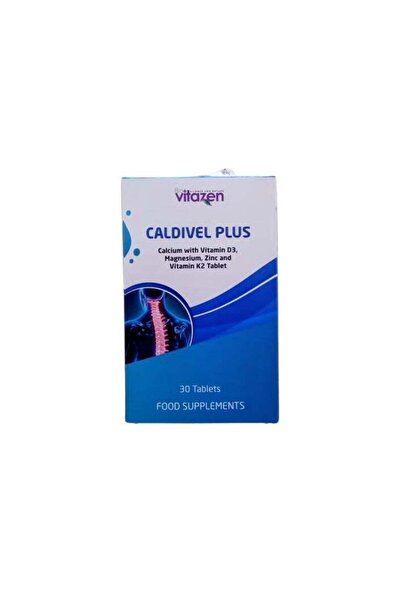 vitazen Caldivel Plus Calcium Tablets with Vitamin D3, Magnesium, Zinc & Vita...