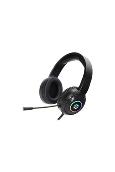 Universal سماعة رأس HP DHE-8010UM LED للألعاب مع ميكروفون