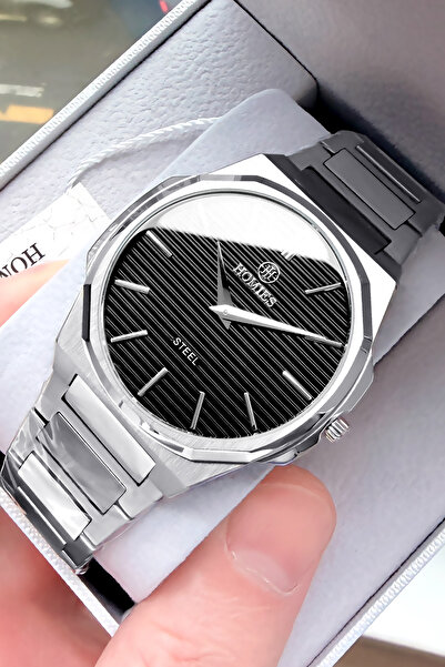 Homies Slim Steel Case Steel Band 5 Atm Water Resistant Silver Color Original...