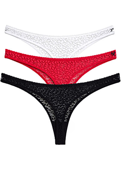 Vanilya Secret Čipka tangi, pakovanje od 3 komada