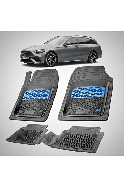 TEAMCAR Πατάκια δαπέδου Mercedes-Benz C-Class S206 Break/Estate 2021-2025 | Μπλε