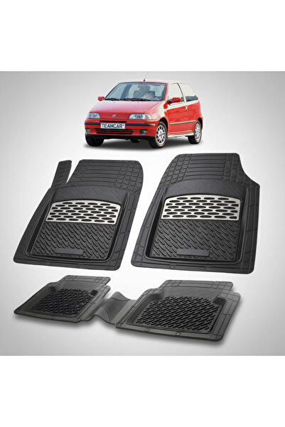 TEAMCAR Συμβατά πατάκια δαπέδου Fiat Punto I 1994-1999 | Ασημί