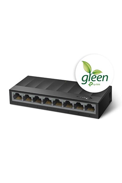 Universal محول شبكة TP-LINK LS1008G بـ 8 منافذ 10/100/1000 جيجابت بهيكل بلاستيكي
