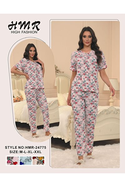 HMR Women's chiffon pajamas