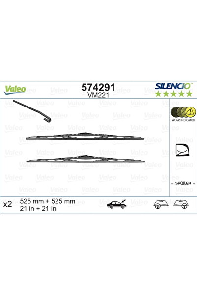 VALEO Lamelă ștergătoare 574291