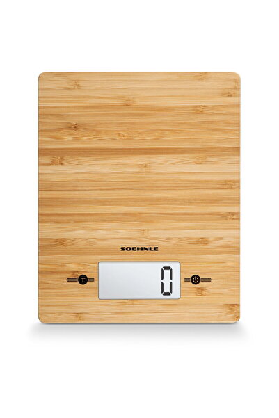 Leifheit Digital Kitchen Scale Soehnle Page Evolution, 5kg, 1g, BAMBOO