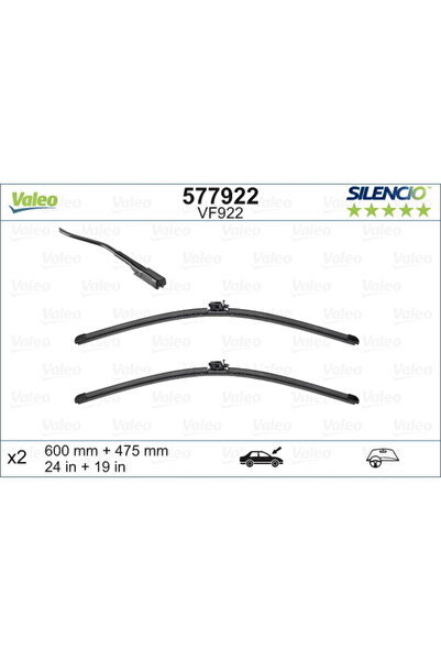 VALEO Lamelă ștergătoare 577922