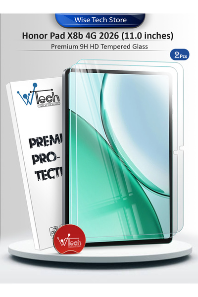 Wtech Honor Pad X8b 4G 2026 (11.0 inches) Premium Series Curved Edges 9h HD T...