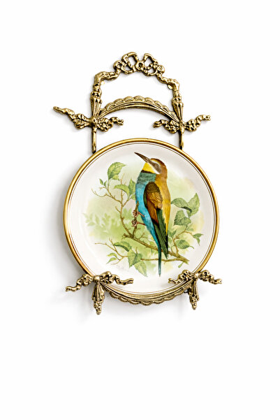 HOUSE2HOME El Yapımı Pirinç Duvar Askılı Tabak Sunum Standı. Duvara Asılarak ...