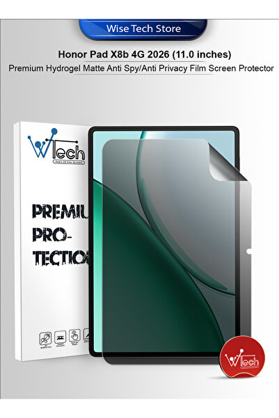 Wtech Honor Pad X8b 4G 2026 (11.0 inches) Premium Hydrogel Anti Spy Film Thin...
