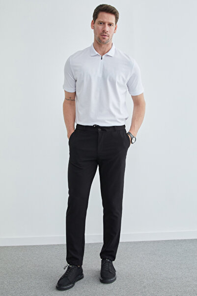 Fulla Moda Sa vezicom u struku Teksturirano pantalone