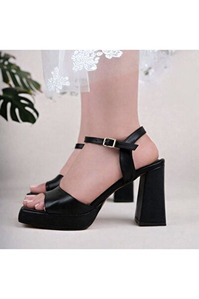 Lölük Moda Pantofi de mireasă de damă cu platformă unghiulară cu toc gros