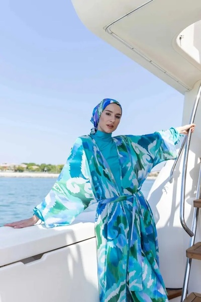 YUYİ Alfasa Tulle Chiffon Tunic Pareo 7117