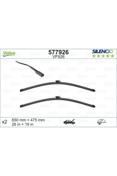 VALEO Lamelă ștergătoare 577926