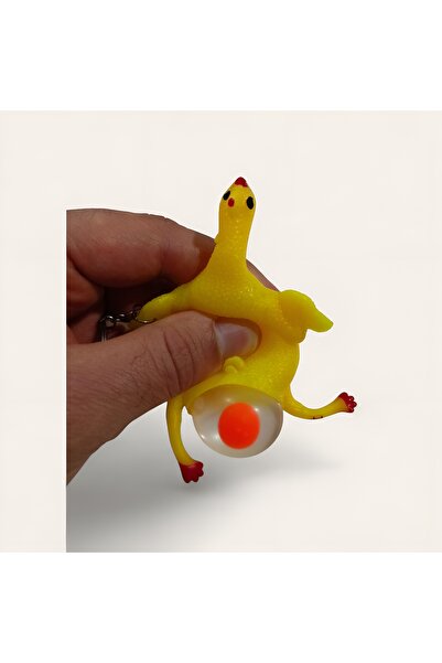 efmues Pui ouător breloc silicon de culoare galbenă breloc 1 bucată