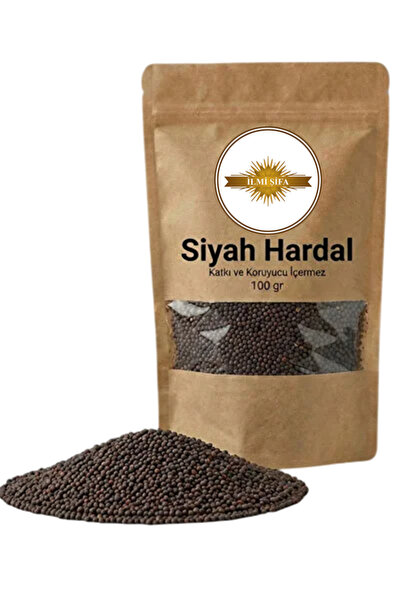 İLMİ ŞİFA Siyah Hardal Tohumu 100 gr ( Elenmiş, Katkısız ) / Atalık Siyahhard...
