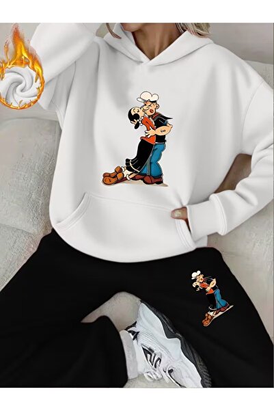 Flaubert γυναικείο φούτερ με στάμπα - σετ 2 τεμαχίων φούτερ και παντελόνι φόρ...