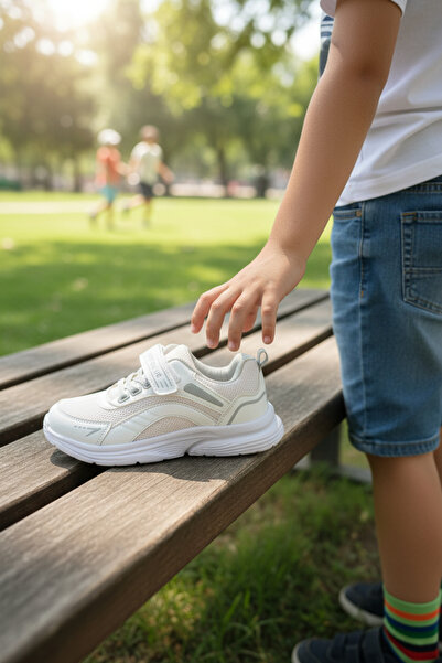 enoch Children's Sports Shoes with Velcro and Laces Comfort Model